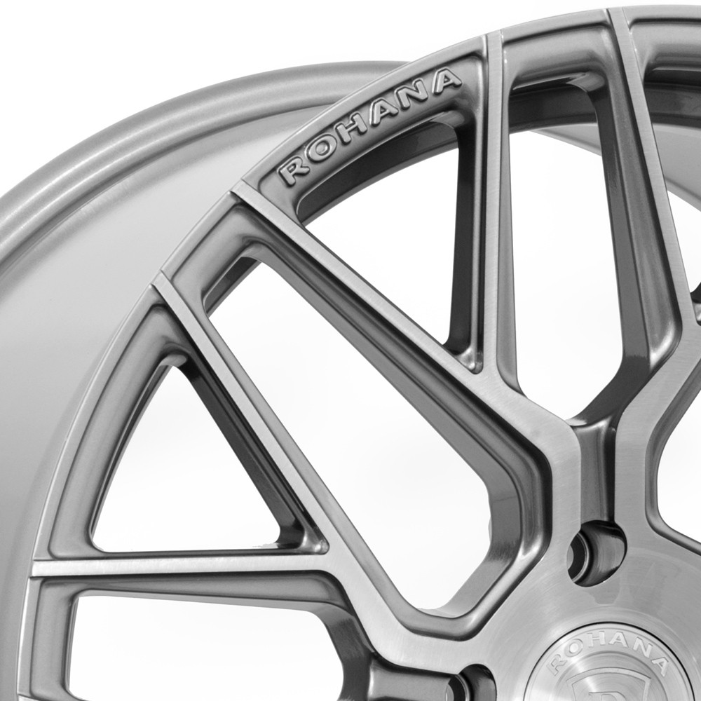 20" ROHANA RFX10 TITANIUM FORGED CONCAVE WHEELS RIMS FITS LAMBORGHINI HURACAN