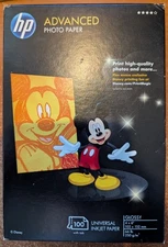 HP Advanced Photo Paper, Glossy, 4x6, 100 Sheets/Pack, GLOSSY  universal ink jet