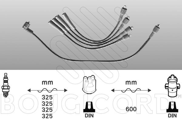 Faisceau d'allumage pour trajets quotidiens Renault Rapid 1.2