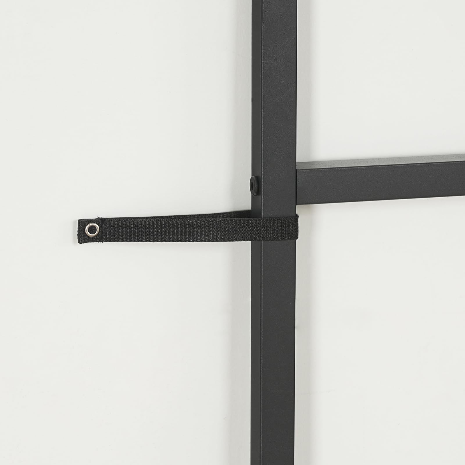 Full Size Headboard Only, Industrial Farmhouse Metal Bed Headboard with Woode...