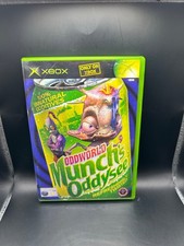Oddworld Munchs Oddysee (xBox) Original Xbox Game With Manual Tested