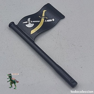 Playmobil Piratenflagge - schwarz - Axt und Schwert - Boot - Boot - Fortin - ...