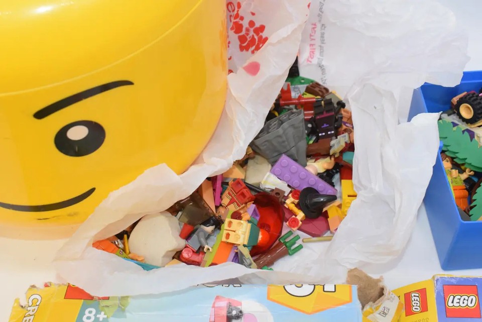 LEGO Mixed Bundle Loose Bricks Creator Minecraft Storage Heads Boxes ...