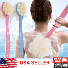 Bath Body Brush Long Handle Back Scrubber Shower Exfoliating Brush Men Women