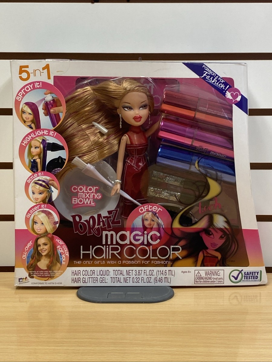 Bratz Magic Hair color 5-In-1 Leah NRFB NIB | eBay