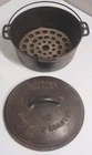 Wagner Ware Sidney O #8 Cast Iron Drip Drop Round Roaster w/ Trivet 248