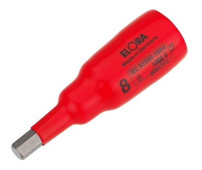 ELORA VDE Schraubendrehereinsatz 1/2'' für ELORA-972 / ELORA-973 & ELORA-974-125