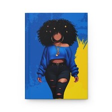 Baddie Blue  Hardcover Journal