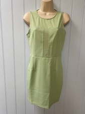 Forever 21 Exclusive Sleeveless Mint Green Mesh Side Zip Sheath Dress Size S