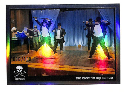 2022 Zerocool Jackass The Electric Tap Dance 80/100 Holo Refractor Card