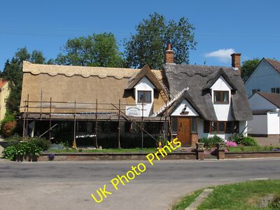 Foto 12x8 Thatch in Arbeit, Mulberry Cottage, North End, Little Yeldham c2015