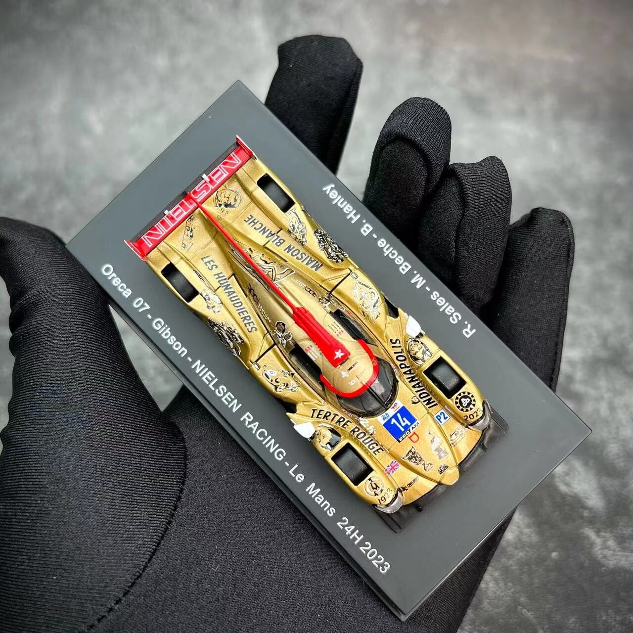Spark 1/64 Oreca 07 Gibson No.14 Nielsen Racing 24H Le Mans car model 2023 Y304