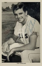 Tony Conigliaro -- Signed Vintage Photo Postcard Copy