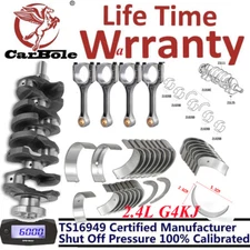 Crankshaft& Rods & Bearing Fit Hyundai Tucson Sonata SportageTucson Kia 2.4 G4KG