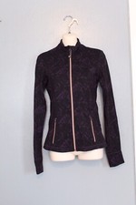 Lululemon Forme Jacket Rose Gold Full Zip Luon Baroque Purple Zinfandel 4