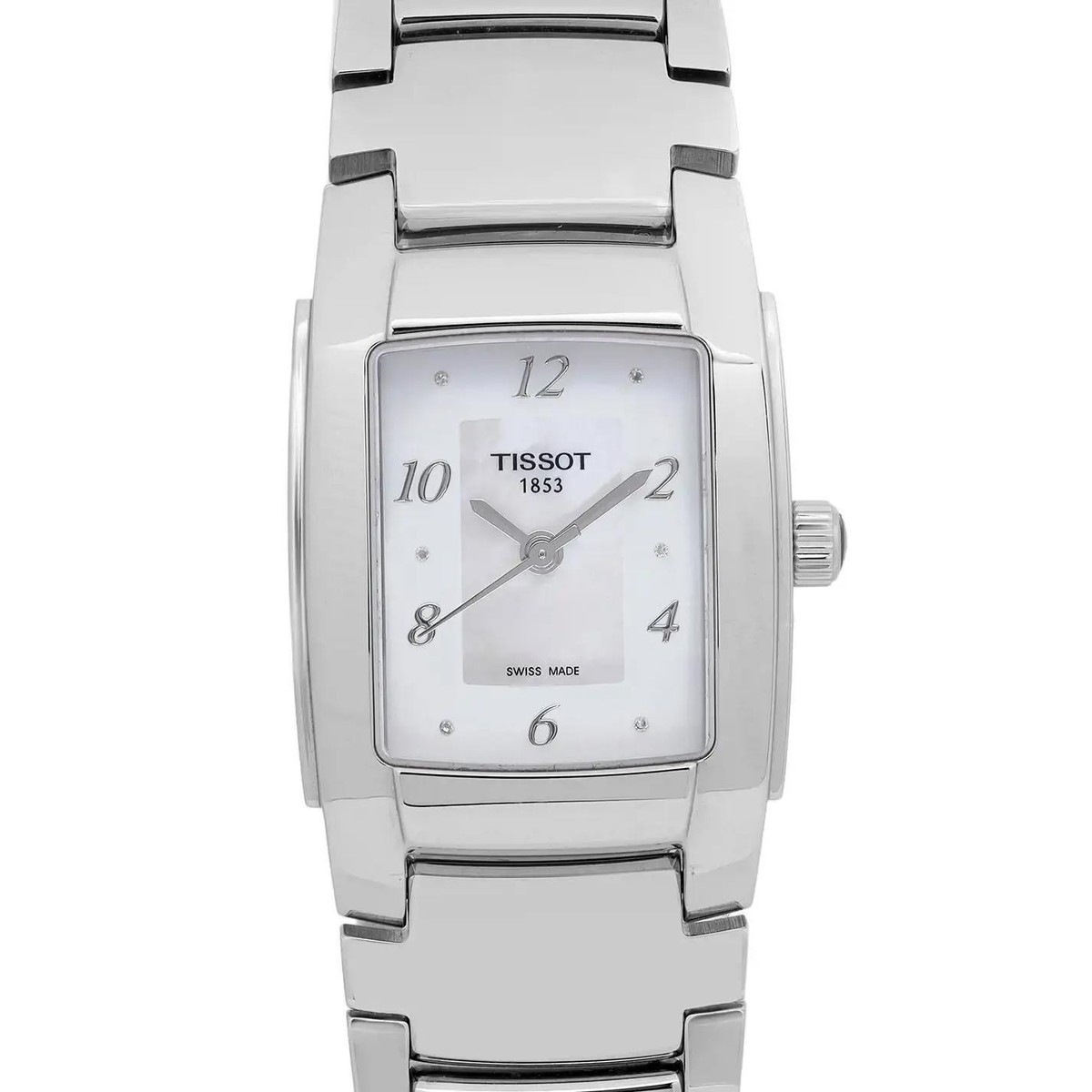 Stunning stainless steel Tissot Mother of Pearl Dial Quartz Swiss Made Watch? Tissot celebrates 100 years of Art Deco with the SRV Ladies  main image 3