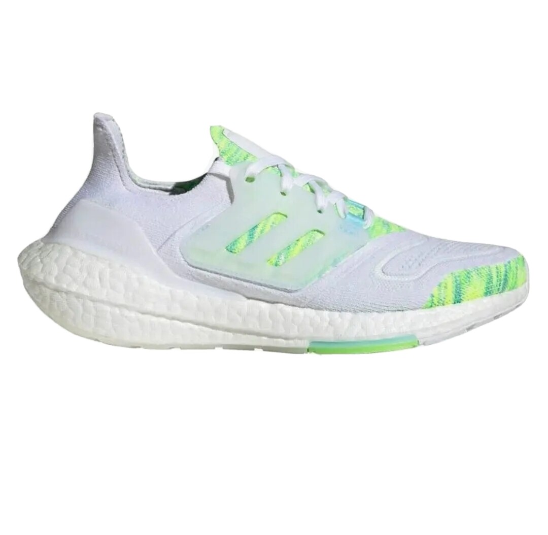 Adidas Ultraboost 22 Womens Size White Bliss Blue Yellow GX5926