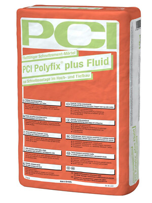 PCI Polyfix plus Fluid 25 kg Fließfähiger Schnellzement-Mörtel Ankermörtel