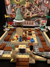 Harry Potter Hogwarts Lego Game 3862 in Box Near Complete