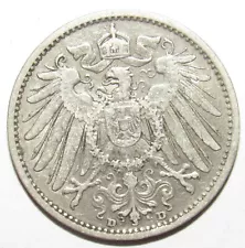 Germany 1906 D 1 Mark XF KM# 14 (X110)