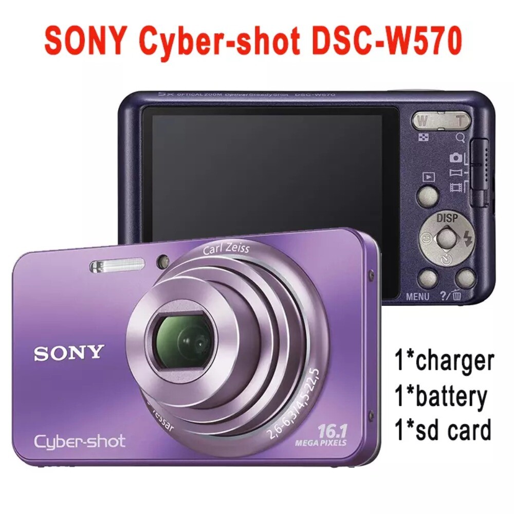 SONY Cyber-shot DSC-W570 16.1MP 5x Optical Zoom Digital