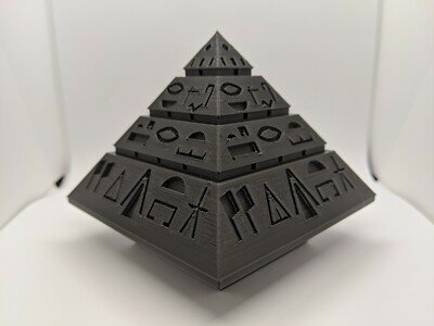 Stargate Pyramide Schiffsbox Aufbewahrung SG1 Modell Requisite Geek Geschenk Atlantis SG-1 SGC 3d