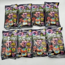 ILLOOMS 8x Halloween Light Up Balloons - Pumpkin LED Lights 15h - Multi-Color