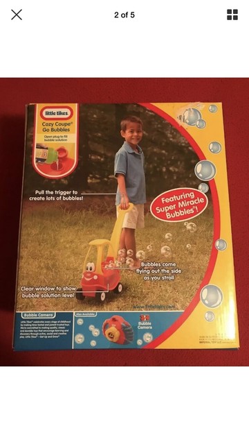 little tikes cozy coupe go bubbles
