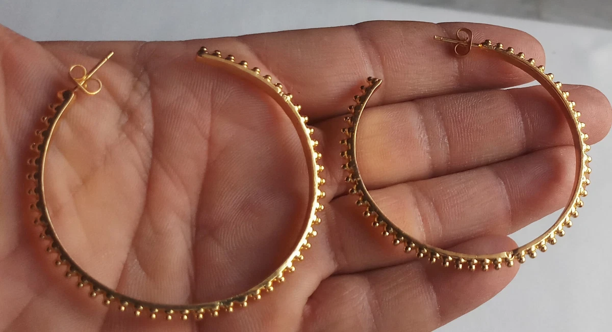 Designer huggie deals earrings