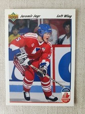 1991-92 NHL Upper Deck Jaromir Jagr #20 Hockey Card * Canada Cup * Penguins