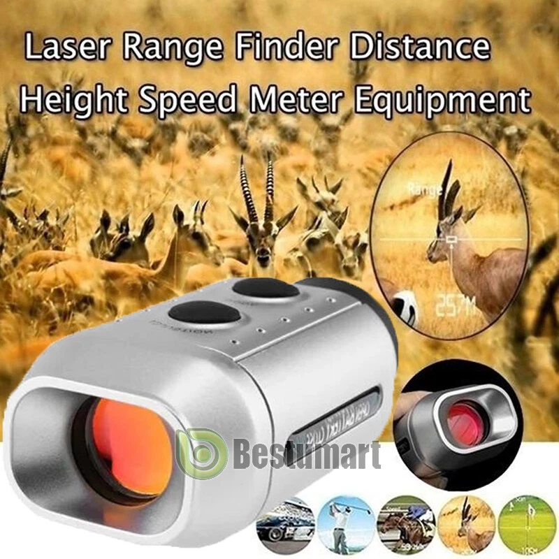 Telémetro de golf 1000 yardas digital 7x telémetro telescopio de caza monocular Foto 3 de 4