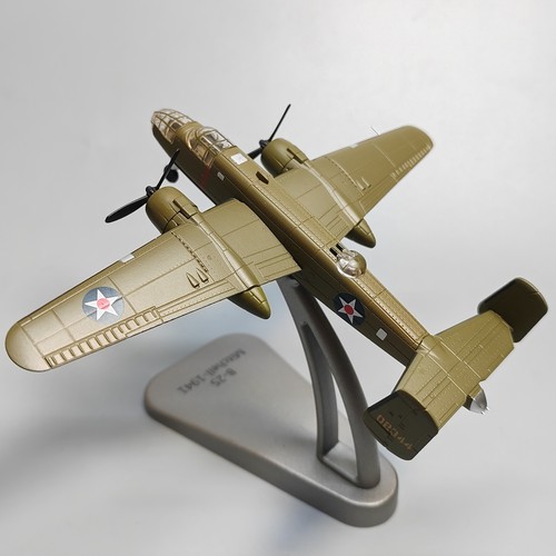 1:144 Scale Alloy Diecast Military Model B-25 Mitchell Bomber Fighter Aircraft - Picture 6 of 13