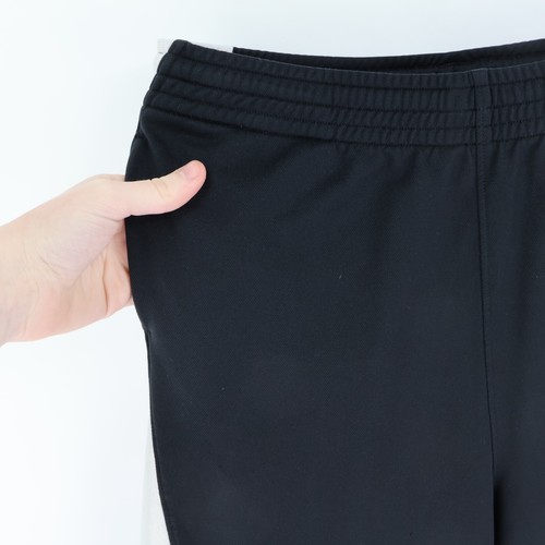 Under Armour Athletic Shorts Boys YXL Black White Stripe 100% Polyester Pockets - Picture 4 of 6