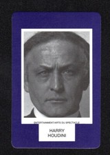 Harry Houdini Escape Artist 1993 Face To Face Game Card Canadian Issue