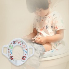 Baby Potty Training Seat Toilet Seat Infant Toddler Kids Bathroom Trainer Soft C