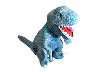 Jurassic Park World 2 Blue T-Rex Velociraptor Dinosaur 18" Plush Stuffed Animal