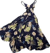 Urban Outfitters Ecote Multicolor Floral Strappy Petal Hem Sundress Sz S