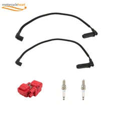 ATV Ignition Coil and Spark Plug w Wire Cap Fit for 2011-2014 Polaris RZR 800