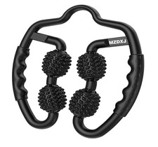 NEW MZDXJ Cellulite Massage Tool Muscle Roller Deep Tissue Fascia Massager Black