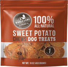 16Oz Sweet Potato Chews All-Natural Single Ingredient Dog Treats