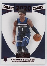 2020-21 Panini Contenders Draft Class Red Anthony Edwards #5 4d3