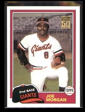 2001 Topps Traded & Rookies Joe Morgan #T127