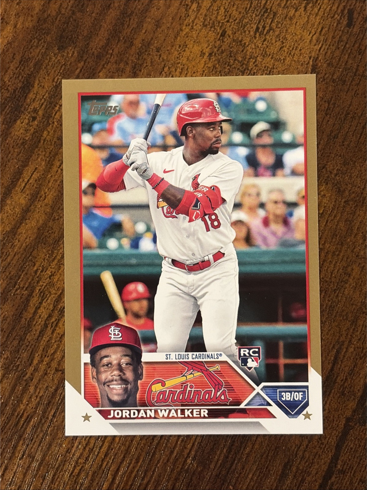 2023 Topps Gold /2023 #344 Jordan Walker Rookie RC Cardinals