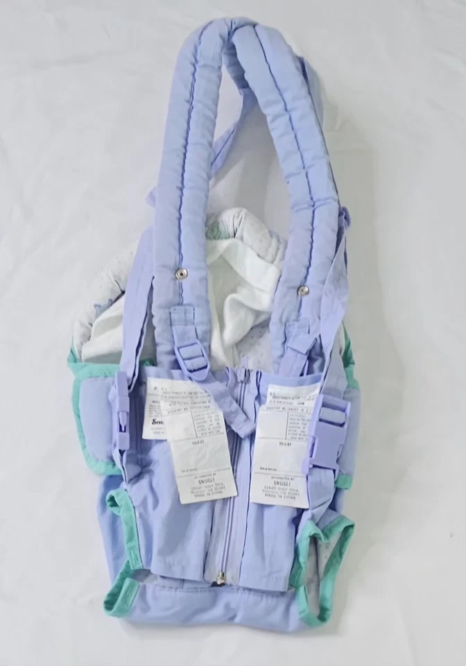 Portabebés Snugli Vintage Pastel Cordero Bordado Suave Portabebés Foto 3 de 4