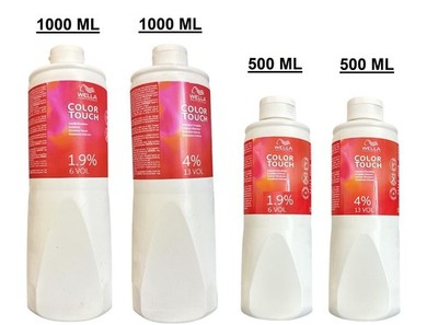 Wella Colour Touch Entwickler / Peroxid 500ML / 1000ml 1,9%, 4%, 4%-Plus (1L)