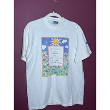 Vintage Stafford Blaine Kathy Davis Grandmother T-Shirt White Made in USA