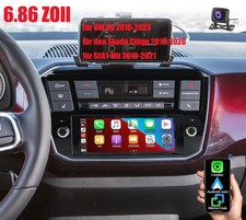 6.86" Für VW UP Seat Mii Skoda Citigo Autoradio GPS Navi Carplay BT WIFI 4G+64GB