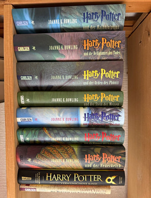 Harry Potter gebunden Deutsch   J.K. Rowling - 7 Bände komplett + 1
