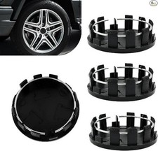 4 PCS Car Wheel Hub Center Cap, Snap-in Tight Fit Wheel Center Hu Color: Black