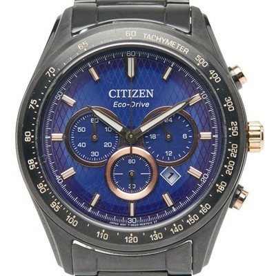 Citizen Eco-Drive Watch B620-R011839 Black Stainless Steel Men's